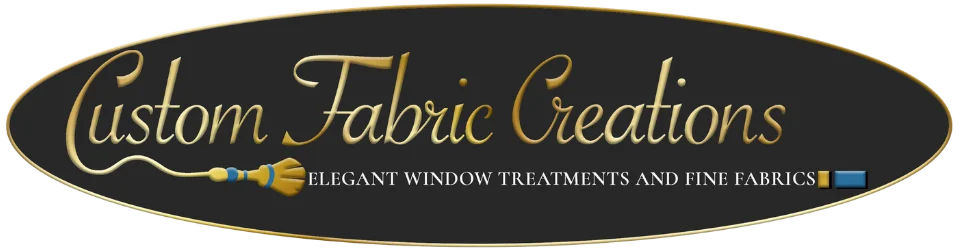 Custom Fabric Creations logo, St. Petersburg FL custom window treatments and upholstery