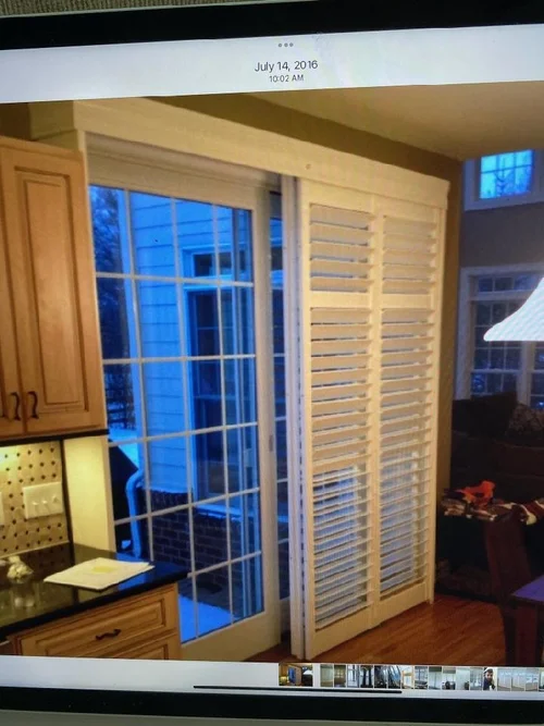 Sliding Glass Door Treatments by Custom Fabric Creations in St. Pete Beach, FL
