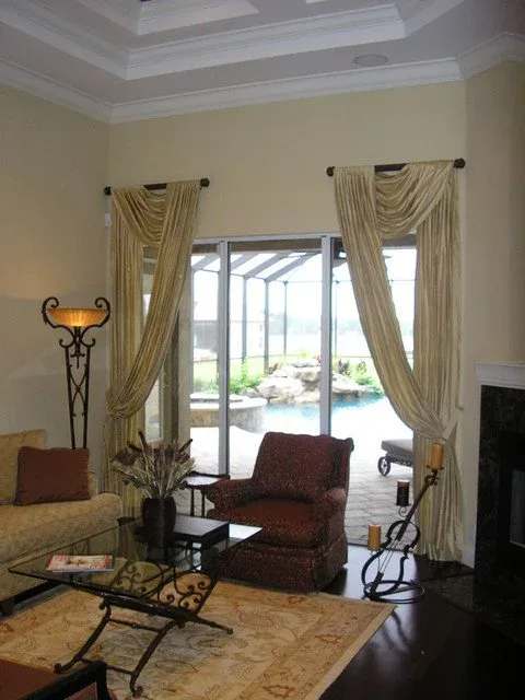 Swag Valance, custom project by Custom Fabric Creations in St. Petersburg, FL