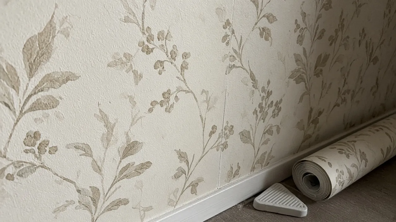 Wallpaper seam and pattern match on a hung wall